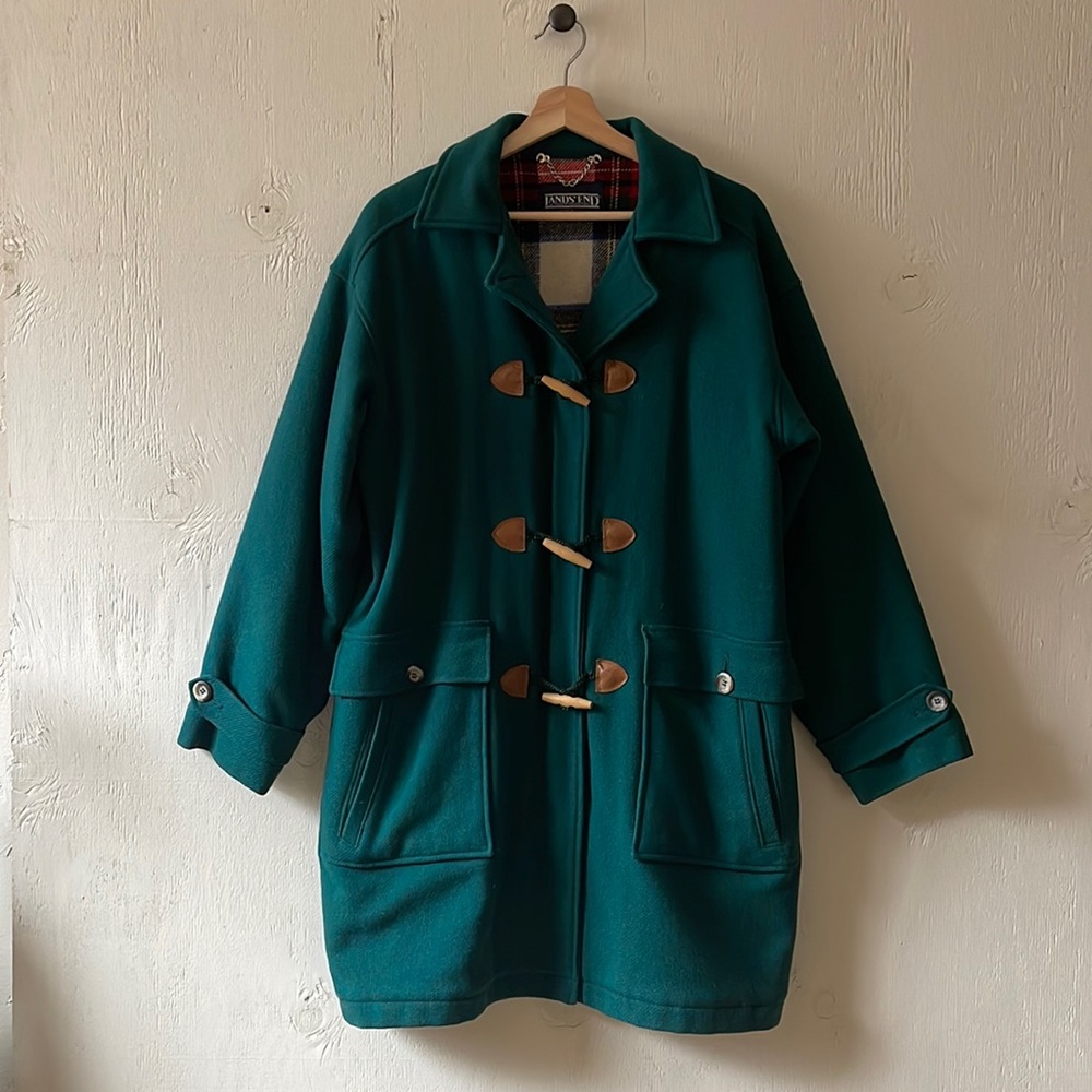 Vintage 90’s Lands End Wool Coat